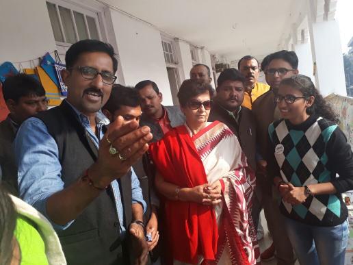 Team Arj With Lucknow`s Mayor